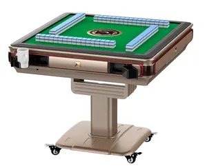 Fashionable modern metal mahjong table set home automatic folding mahjong table