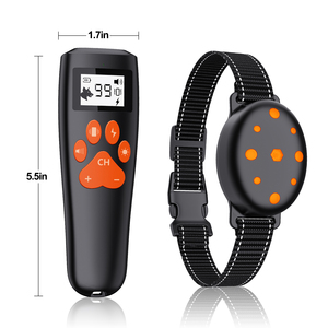 <span class=keywords><strong>Collar</strong></span> de entrenamiento electrónico recargable inteligente repelente de perros de plástico resistente al agua IP67 respetuoso con el medio ambiente personalizado - Product Image 3