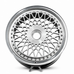Jantes en aluminium brossé forgées de luxe pour voitures, style rétro, multi-rayons, à déport profond, jantes forgées personnalisées pour voitures de luxe - Product Image 1