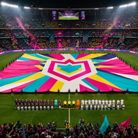 Bannière de stade Tifo pour supporters de football, affichage pour matchs et compétitions, drapeau géant grand format imprimé sur mesure