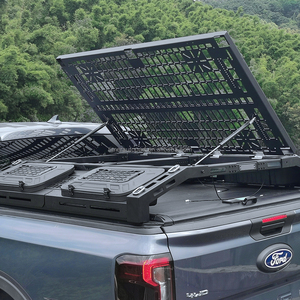 Versátil rodamiento de carga superior modificado camioneta cama barras de carga <span class=keywords><strong>jaula</strong></span> Universal ajustable portaequipajes <span class=keywords><strong>para</strong></span> camión de cabina de tripulación - Product Image 1