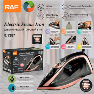 Nouveau fer à vapeur électrique portable pour vêtements, semelle en céramique, 2400W - Product Image 6