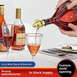 Vertedor y Tapón de Vino Personalizado con Forma de Cabeza de Ciervo Jgermeister Alemán, con Boquilla Semielaborada - Product Image 2