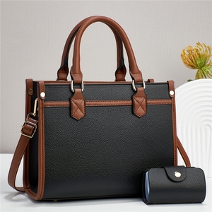 Borsa Casual da Donna, Set Multi-pezzo di Grande Capacità, Borsa a Tracolla e a Spalla, Borsetta Composita alla Moda per Signore - Product Image 5