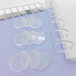 Disques de reliure RINGNOTE 32 mm, 1000 pièces/sac, <span class=keywords><strong>super</strong></span> transparents, en tissu/PVC, pour agendas et albums DIY - Product Image 5