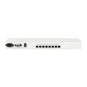 Konverter 8E1 4FE 4 Port Ethernet cepat ke E1, konverter