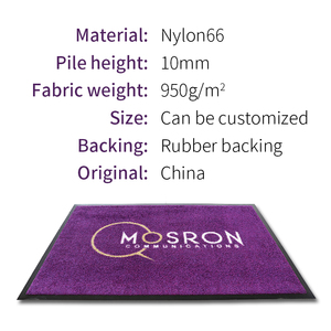Tappeto di Lusso in Nylon 6.6 <span class=keywords><strong>da</strong></span> 950g con Logo Personalizzato, Tappeto d'Ingresso Resistente e Morbido, Moquette Commerciale su Misura di Forma Irregolare per Hall di Hotel - Product Image 2
