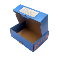 Boîte en carton ondulé recyclé personnalisable, prix négociable, avec impression dorée pour l'emballage de bijoux et de cadeaux