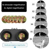 Jumelles numériques de vision nocturne NV8000 36MP avec zoom optique 2x-7x, stabilisation d'image, enregistrement vidéo/audio pour la chasse