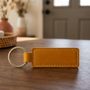 Genuine Leather Key <b>Chain</b> Vintage Handmade Hanging Design <b>Cross</b> Border Hot Small Gift for <b>Men</b> and Women - Product Image 3