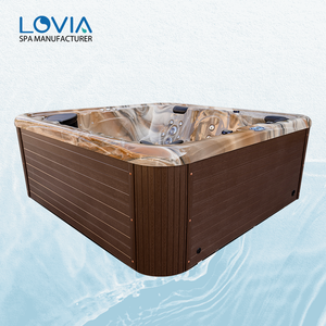 <span class=keywords><strong>Spa</strong></span> de Luxe 6 Personnes Personnalisable en Gros avec Coque Acrylique Isolante de 2 cm, Baignoire <span class=keywords><strong>Spa</strong></span> avec Chaise Longue et Ozonateur - Product Image 2