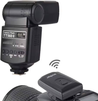 Flashs pour appareil photo Godox TT560II TT560 II GN38 Mini avec transmission sans fil intégrée pour tous les appareils photo reflex numériques avec sac de flash noir