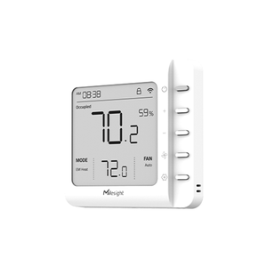WT201 ترموستات ذكي بتقنية LoRaWAN، شاشة LCD 4.2 بوصة، 24 فولت تيار متردد، وحدة تحكم HVAC، مضخة حرارية 2H/<span class=keywords><strong>2C</strong></span>، حماية من الحرارة والصقيع، D2D للفنادق - Product Image 2