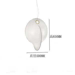 Bắc Âu Hiện Đại Đơn Giản Đèn Chùm Lụa Vải Sợi Mặt Dây Chuyền Đèn Cho Phòng Ngủ Cầu Thang Phòng Khách Nghiên Cứu Bóng Đèn Trần Cho Khách Sạn - Product Image 6