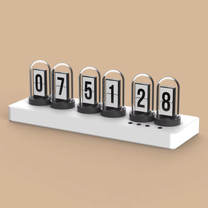 Mini LED Night Light Color <b>Digital</b> Display APP Control Multifunction Electronic Desktop Nixie <b>Clock</b> Warm White Touch - Product Image 3