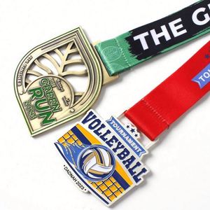 Medallón Deportivo de Metal Personalizado de Alta Calidad de Fabricantes Chinos, Trofeo de Fútbol, Medalla de Oro - Product Image 6