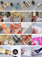Etiquetas de Papel Autoadhesivas Impermeables Impresas Personalizadas, Etiquetas para Botellas con Logotipo en Relieve de Lámina Dorada, Rollo de Etiquetas para Vino, Cerveza y Whisky
