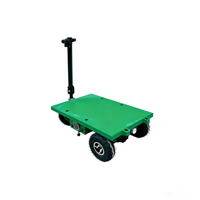 Chariot électrique portable à quatre roues, structure pliable, plateforme pour rampe d'ascenseur, chariot à marchandises pliable, chariot électrique pliable