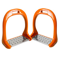 Offre Spéciale Étriers de Cheval en Aluminium Couleur Personnalisée Équipement Équestre de Sécurité Extérieure Bottes Légères pour Cheville Arrière