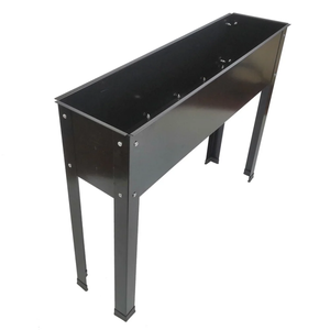 Grand lit de jardin surélevé en métal pour la maison pour les pots de fleurs extérieurs pour la <span class=keywords><strong>terrasse</strong></span> de la cour arrière pour la culture de légumes et de fleurs - Product Image 6