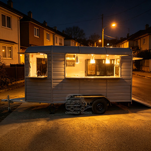 BBQ VIN Registered Mobile Food Truck Fully Equipped Stainless Steel Event Catering <b>Concession</b> <b>Trailer</b> With Full Kitchen - Product Image 2