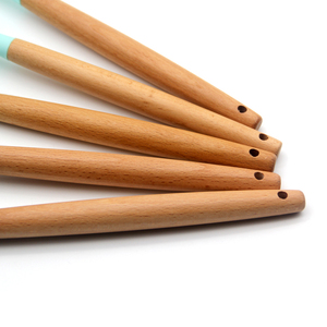 Home <strong>and</strong> <strong>Kitchen</strong> <strong>Accessories</strong> 20pcs Silicone Non Stick Cookware Sets <strong>Kitchen</strong> Utensil with <strong>Wooden</strong> Handle - Product Image 4