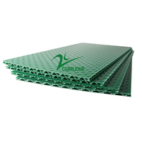 Usine Personnaliser Coloré Polypropylène PP Creux 4x8 Nid D'abeille Polion Feuilles En Plastique Ondulé Corex Danpla Conseil Cannelé