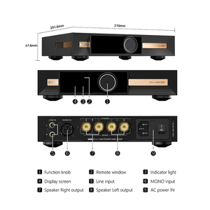 SMSL VMV A1PRO Amplificateur de puissance en nitrure de gallium Dernier GaN FET jusqu'à 1MHz Fréquence de commutation PGA2311 Volume avancé - Product Image 6
