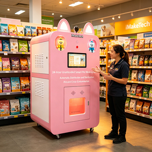 Station de lavage automatique pour chiens, équipement de lavage autonome 24h/24 sans surveillance avec serrure électronique pour les laveries automobiles - Product Image 2
