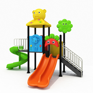 Jardin extérieur pas cher petite aire de jeux extérieure avec toboggan tous temps pour les espaces ouverts - Product Image 3