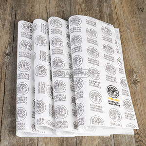 Impressão Flexográfica Personalizada Tamanho Personalizado e Papel Padrão Papel De Embrulho De Alimentos Papel De Hambúrguer para Sanduíche - Product Image 3