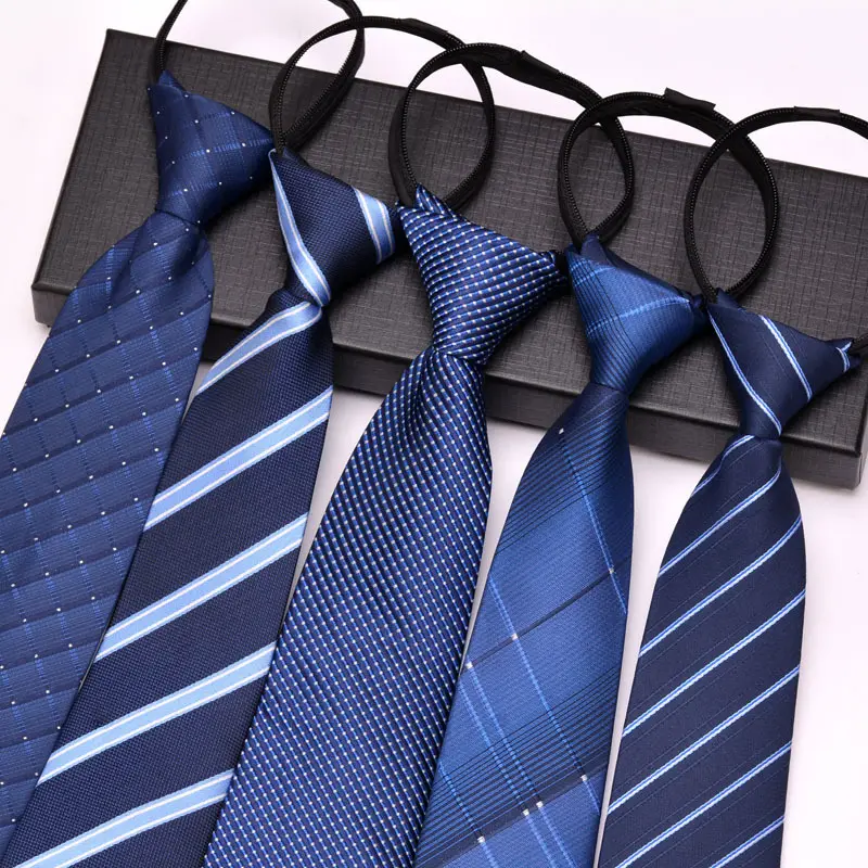 UFOGIFT 27 disegni cravatta a buon mercato sotto $1 strisce all'ingrosso cravatta con cerniera moda uomo adulto unico in poliestere