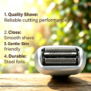 Cuchilla <span class=keywords><strong>de</strong></span> Repuesto Compatible con <span class=keywords><strong>Braun</strong></span> <span class=keywords><strong>Serie</strong></span> <span class=keywords><strong>7</strong></span> 74S, Lámina <span class=keywords><strong>de</strong></span> Malla, Alimentación USB, Resistente al Agua, Uso Doméstico, Batería <span class=keywords><strong>de</strong></span> 1200mAh, 60min - Product Image 2