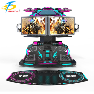 Skyfun เครื่องเกม <span class=keywords><strong>VR</strong></span> <span class=keywords><strong>2</strong></span>แพลตฟอร์มต่อสู้สำหรับ9D การยิง <span class=keywords><strong>VR</strong></span> อุปกรณ์เสมือนจริง - Product Image 1