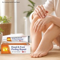 Crème réparatrice pour les mains et les pieds Zourunan, crème hydratante pour les peaux sèches et gercées, onguent adoucissant pour les callosités, 20g, étiquette blanche, OEM, vente en gros