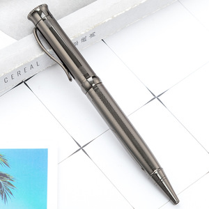 <span class=keywords><strong>Stylo</strong></span> à bille en métal à motif <span class=keywords><strong>de</strong></span> grille en or rose <span class=keywords><strong>haut</strong></span> <span class=keywords><strong>de</strong></span> <span class=keywords><strong>gamme</strong></span> avec logo <span class=keywords><strong>personnalisé</strong></span> Cadeau d'affaires lourd avec corps en acier plaqué or <span class=keywords><strong>Stylo</strong></span> promotionnel - Product Image 5