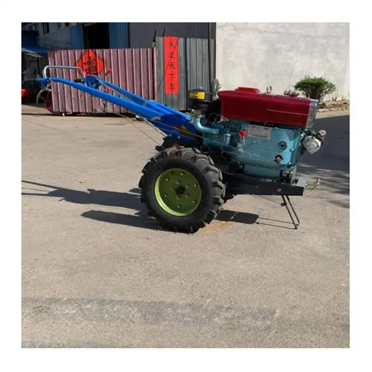 Hot Sale Agricultura Mão Titular 2 rodas mini andando trator com rebento duplo arado para andar trator