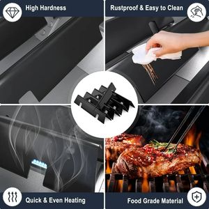 <span class=keywords><strong>Spirit</strong></span> II E-310 Compatible 15.3 Pouces Porcelaine-Émaillé Flavorizer Bars Grill Plaques Chauffantes Pièces De Rechange BBQ En Métal - Product Image 3