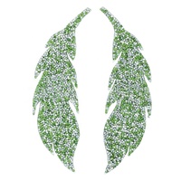 Vêtements personnalisés Hot Fix perle strass patchs fer sur patchs transfert de chaleur feuilles Motifs autocollant appliques patchs personnalisés