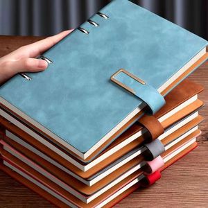 Libreta de Anillas Personalizada al por Mayor, con Tapa Dura de Cuero, Hojas Sueltas, Organizador, Diario, A5/A6, Carpeta Ejecutiva - Product Image 3