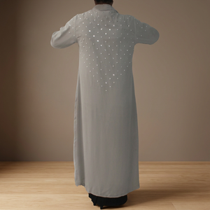 Kaftan en el último diseño de Georgette, Diamante de perla adornado a mano para la oración, ropa Normal, moda musulmana, hermoso vestido a la venta - Product Image 3