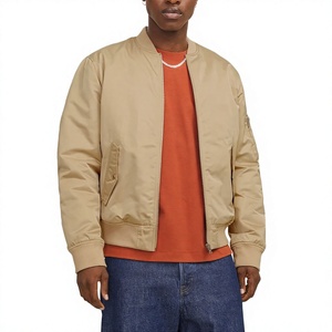 LONG MISSION INDUSTRY, Chaqueta Bomber de Invierno para Hombre, Color Personalizado, Transpirable, Cuello Mao, Cierre de Cremallera - Product Image 2