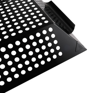 Parrilla Cuadrada de Acero Inoxidable Antiadherente para Barbacoa, Uso en Interiores y Exteriores, para Verduras y Frutas, HX-MCB0026 - Product Image 4