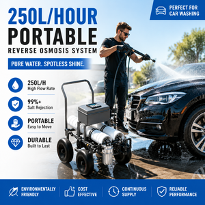 Purificador de Agua Portátil de Acero Inoxidable con Ósmosis Inversa de 0.25 Toneladas/hora, el Más Vendido, para Limpieza de Vidrios en Exteriores - Product Image 5