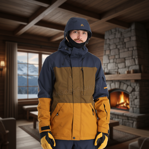 Vestes de ski et de <span class=keywords><strong>snowboard</strong></span> pour hommes de qualité supérieure, imperméables, respirantes, isolées, en nylon/polyester pour l'hiver - Product Image 2