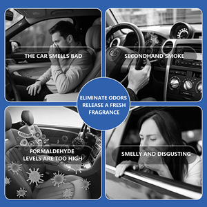Désodorisant automobile en spray puissant pour aérateurs de climatisation, tableau de bord et sièges – Parfum frais, formule sans danger pour la peau et inodore - Product Image 5