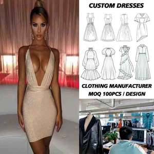 Populaire Deep V Lady Vrouwen Club Jurken Sling Backless Bodycon Mini Avond Avond Feest Prom Vrouwen Korte Jurk - Product Image 1