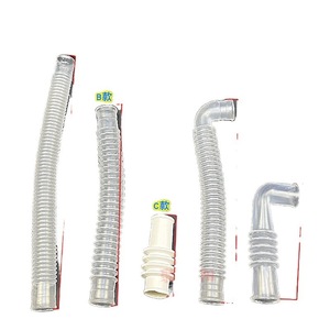 Manguera Flexible de Entrada para Lavadora con Conector en Forma de Codo para Drenaje y Suministro de Agua, Accesorio de Tubería con Opciones de Longitud de 30 cm a 1 m - Product Image 1