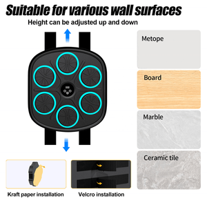 Nouveau modèle 2025 : Appareil <span class=keywords><strong>de</strong></span> massage <span class=keywords><strong>de</strong></span> gym <span class=keywords><strong>de</strong></span> haute qualité, machine d'entraînement <span class=keywords><strong>de</strong></span> <span class=keywords><strong>boxe</strong></span> musicale intelligente pour enfants, <span class=keywords><strong>sac</strong></span> <span class=keywords><strong>de</strong></span> frappe électronique <span class=keywords><strong>de</strong></span> jeu - Product Image 3