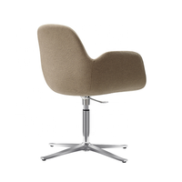 Vente directe d'usine salle à manger moderne meubles de salle de réunion chaise pivotante fauteuil tissu cuir chaise longue